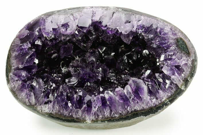 Sparkly Deep-Purple Amethyst Geode - Uruguay #378187